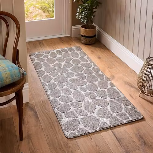 My Mat Pebble Mink Sculptured Patterned Runner, W: 67 cm, L: 150 cm – 2