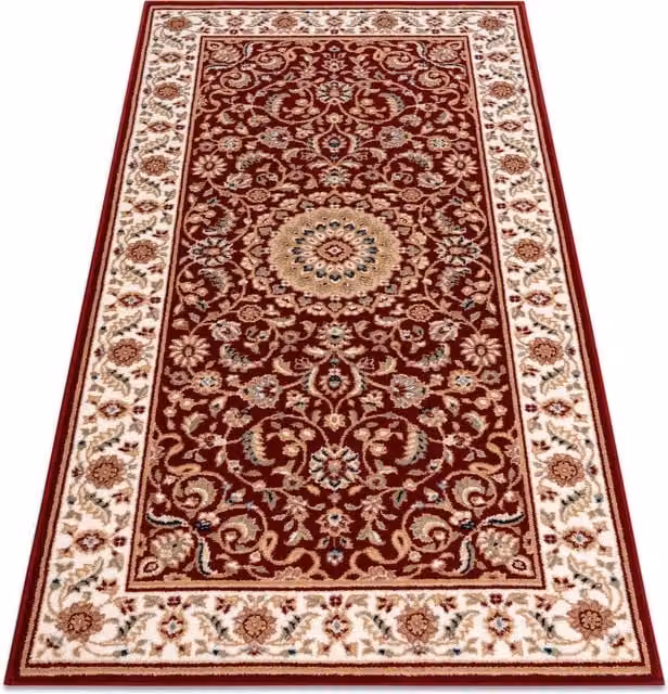 RugsX Nain Vintage Red Wool Rectangular Rug W: 80 cm, L: 150 cm – 1