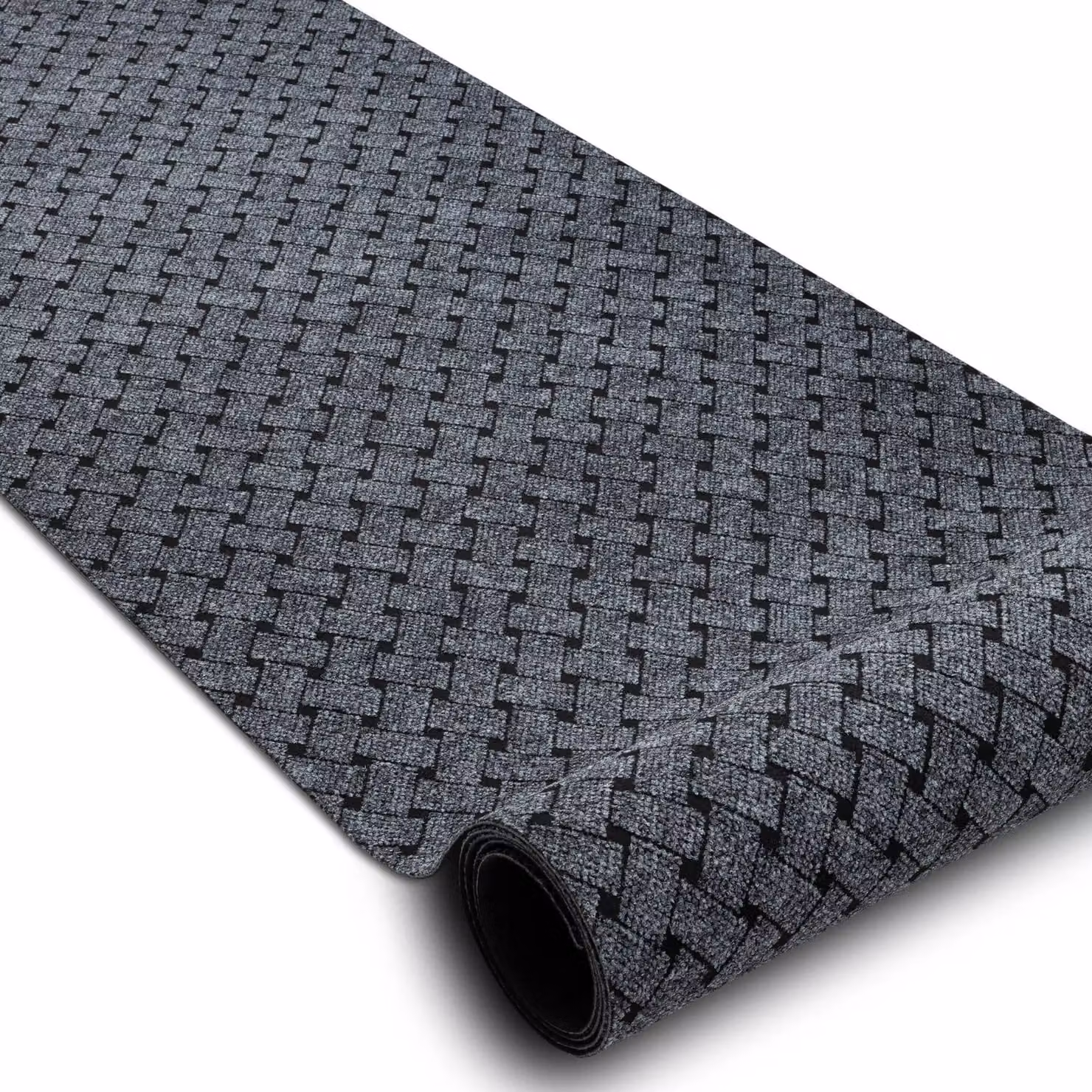 RugsX Grey Non-Slip Polypropylene Hallway Runner, W/D: 100 x 430 cm – 2