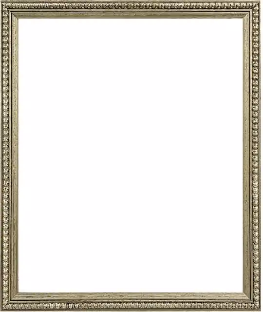 Frames & Mirrors 4U Crown Bobbin Wooden Single Picture Frame, Silver, A2 (42.0 x 59.4 cm) – 1