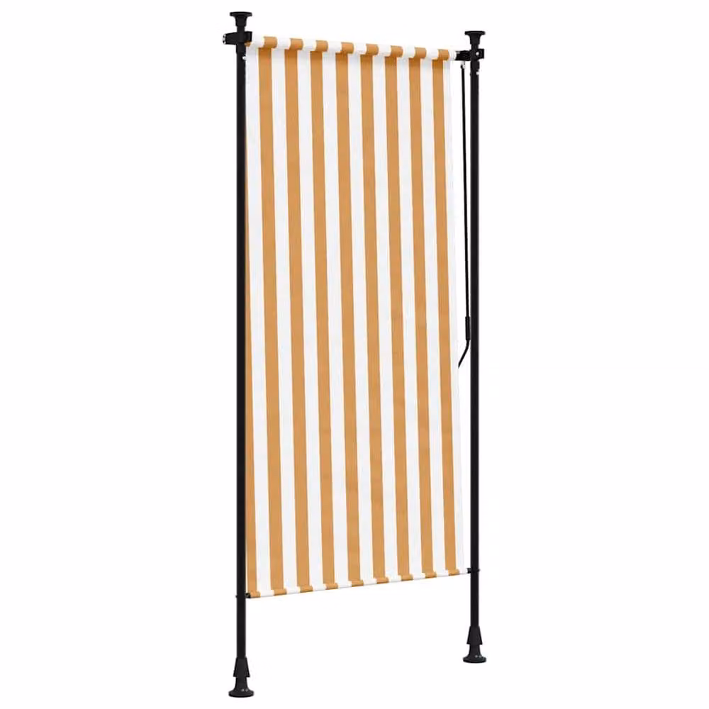 Berkfield Home Outdoor Roller Blind in Orange, White and Anthracite, W/H: 120 x 270 cm – 3