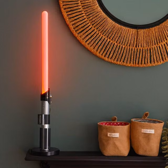 Menkind Star Wars Darth Vader Red Lightsaber Desk Lamp