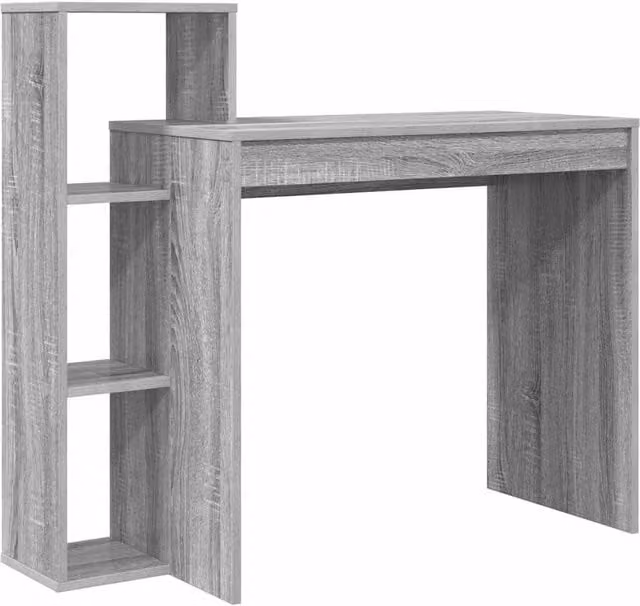 Berkfield Home Computer Desk in Grey Sonoma MDF – 1