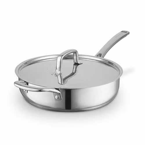 Sur La Table 28cm Multi-Pan with Lid in Silver, Stainless Steel and Ceramic