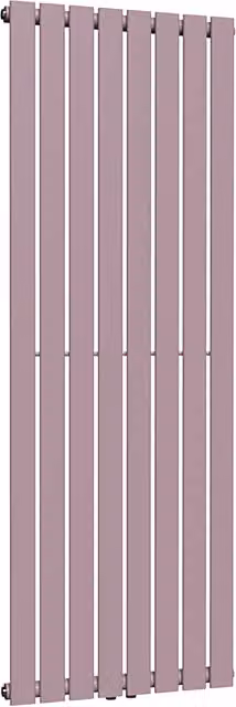 Lux Heat Flat Coloured Vertical Radiator in Lavender Mist, H: 160 cm, W: 56 cm (Single)