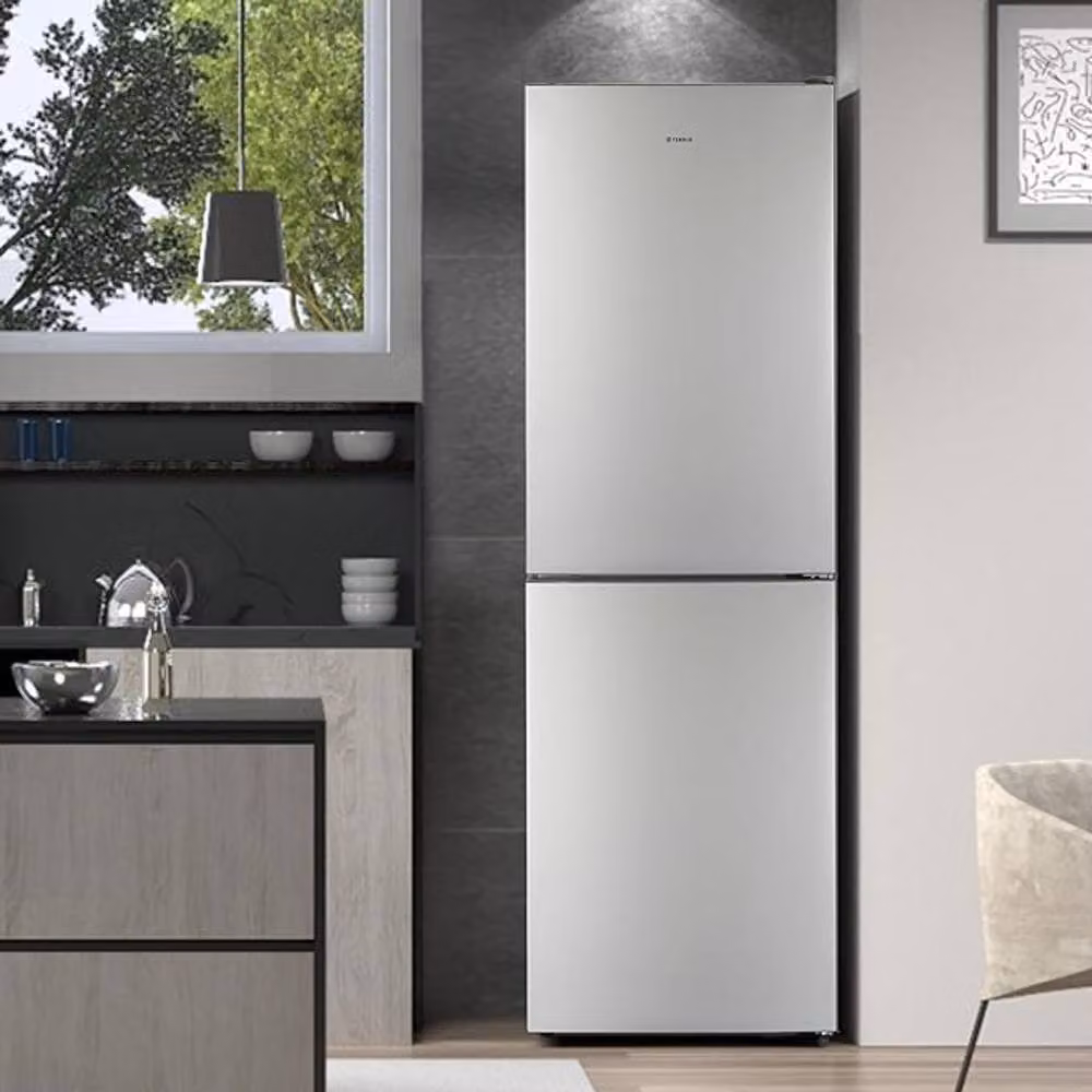 Teknix FF1860S/E Silver Freestanding 50/50 Frost Free Fridge Freezer, H 185.0 cm x W 59.5 cm x D 63.5 cm – 4