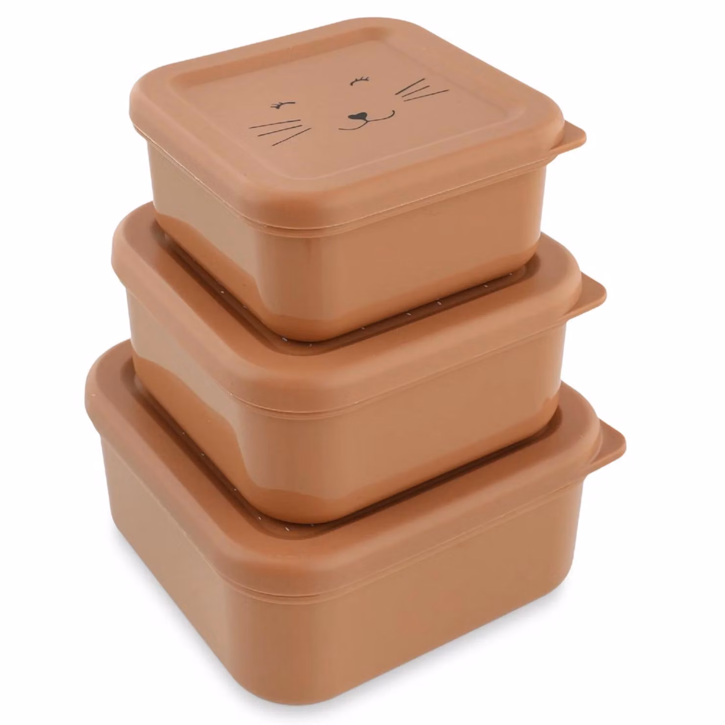 Trixie Mrs. Cat Nesting Snackboxes, Pink, Stackable and Dishwasher Safe Plastic Snackboxes – 2