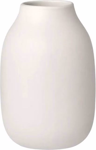 Blomus COLORA Vase Size S in Off-White Moonbeam Matt Ceramic