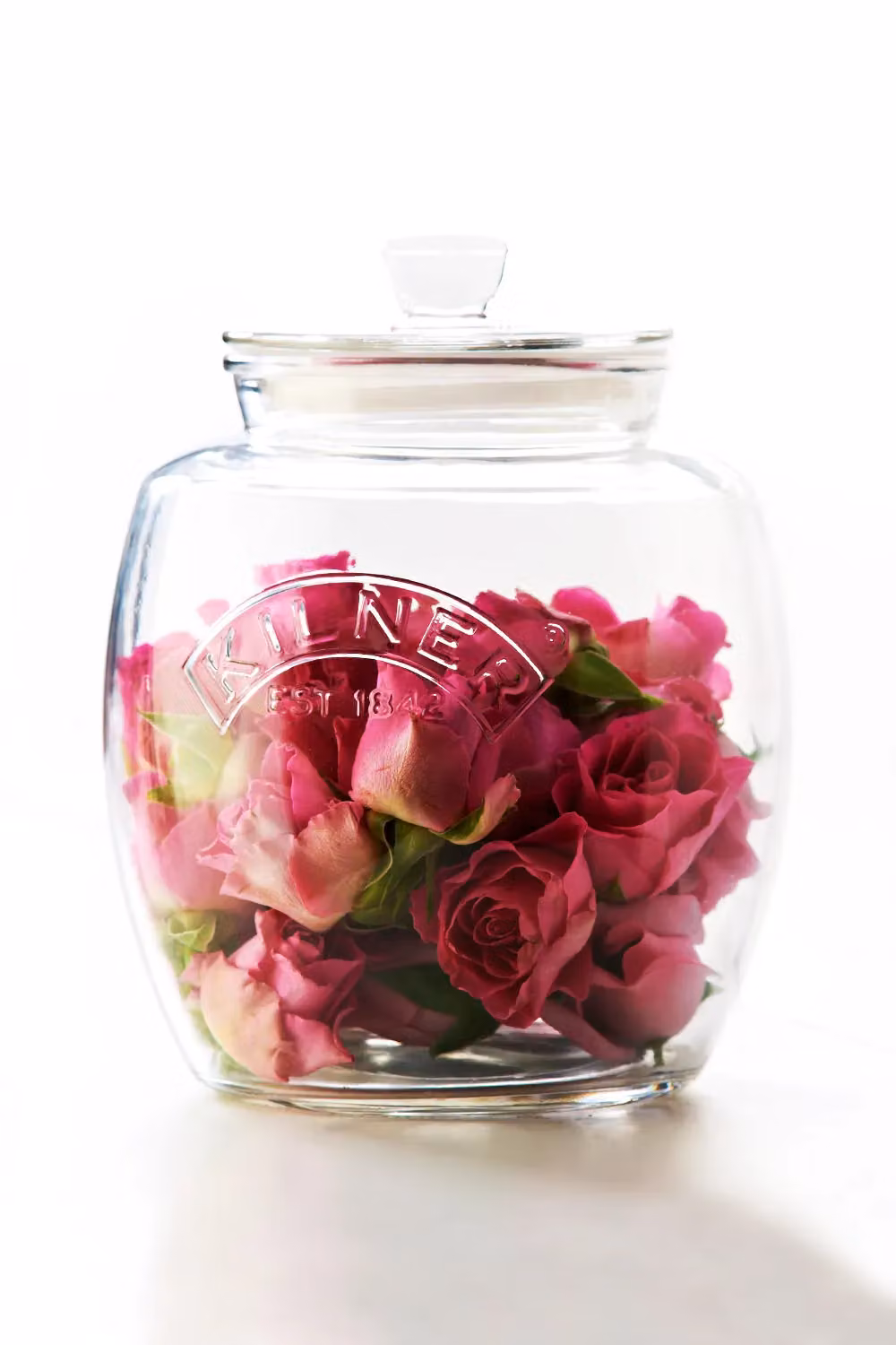Kilner Set of 2 Universal Push Top Airtight Glass Storage Jars, 2 Litre, Transparent – 2