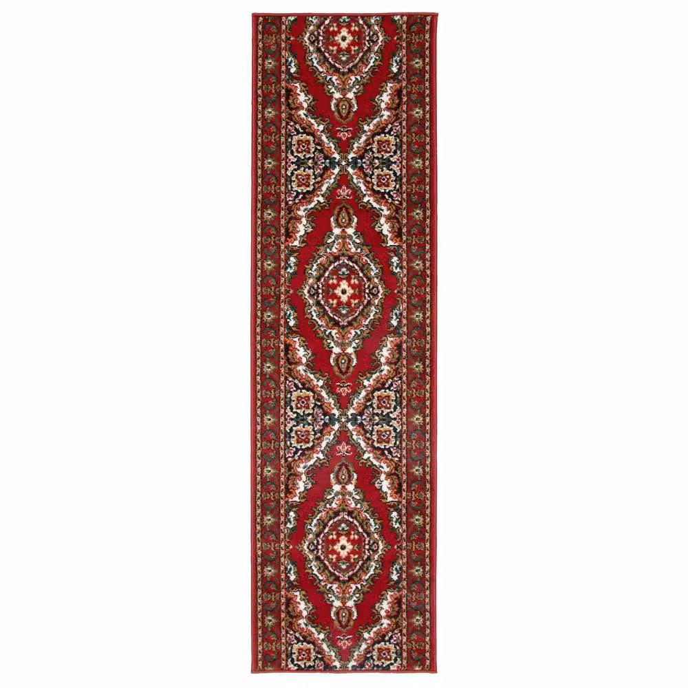 Bravich LTD Texas Medallion Traditional Hallway Runner Rug, Red, W: 60 cm, L: 900 cm – 3