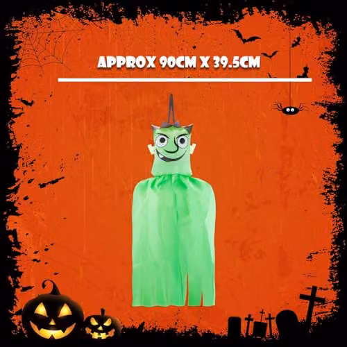VFM e-Store Hanging Frankenstein Halloween Decoration, 90 cm – 4