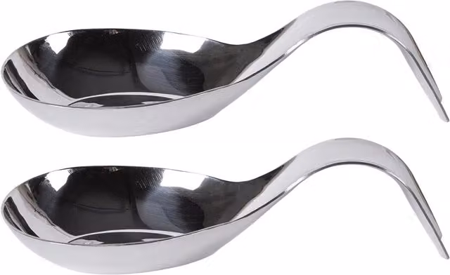 Argon Tableware Stainless Steel Spoon Rest - Silver
