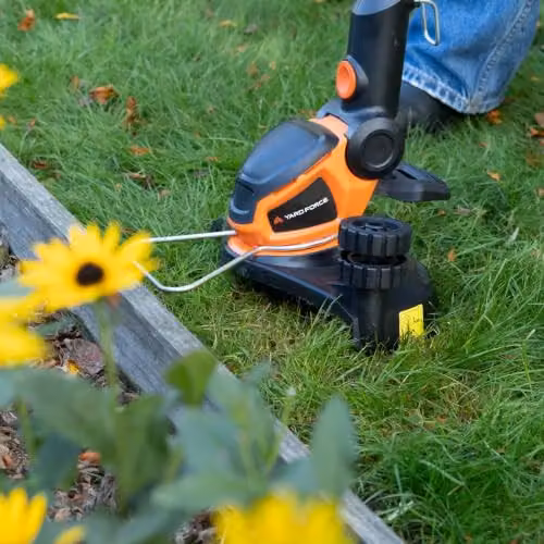 Yard Force ET U25 Corded Electric Grass Trimmer and Edger, 350W, 25cm Cutting Width, Telescopic Shaft, Orange – 5