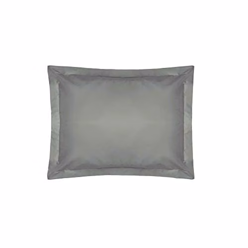 Belledorm Egyptian Cotton 200 Thread Count Percale Oxford Pillowcase in Grey