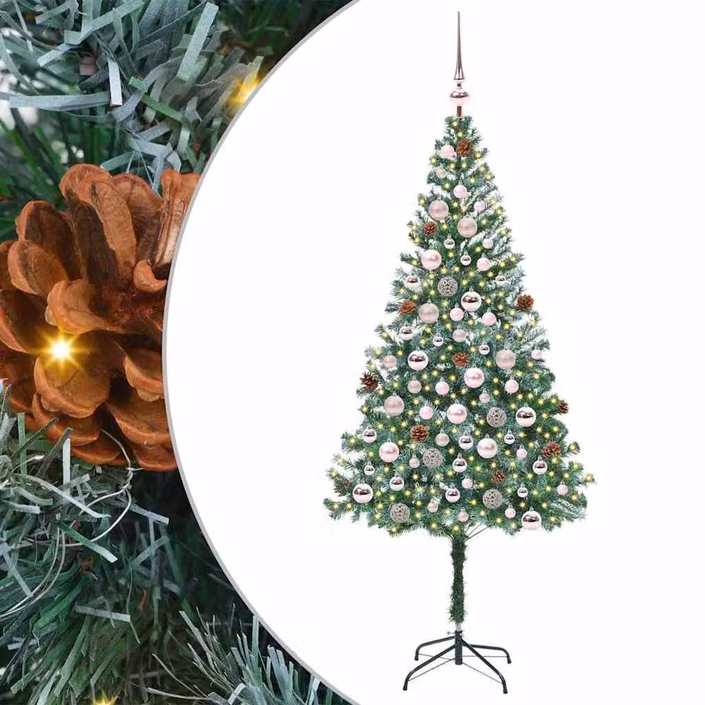 Berkfield Home Artificial Christmas Tree with Stand, Green, Height: 180 cm – 2