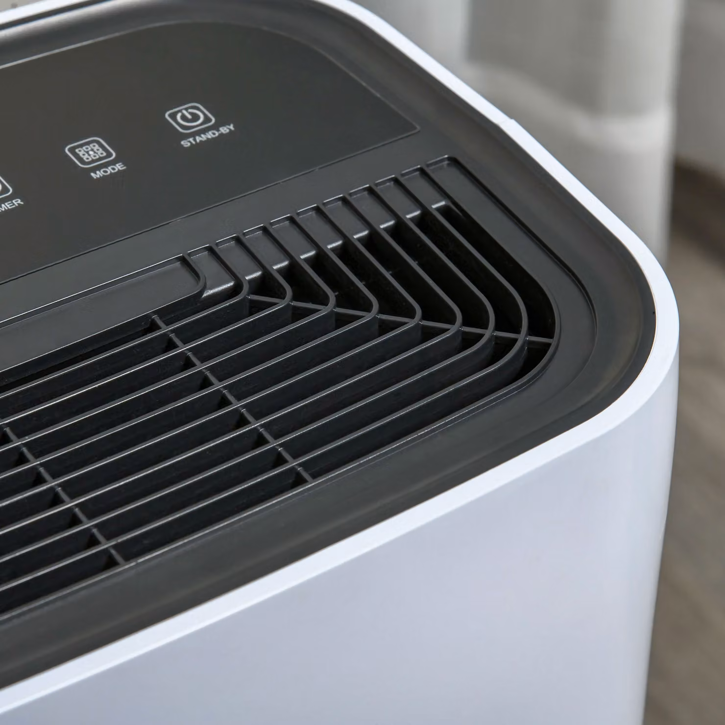 HOMCOM White Quiet Dehumidifier with 4000ml Tank and 3 Modes for Home, Laundry, Bedroom or Basement – 7