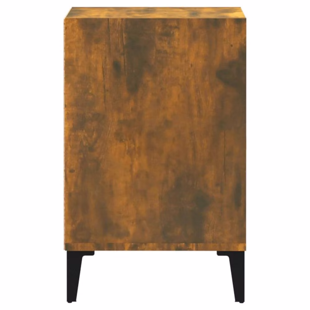 Berkfield Home Smoked Oak TV Cabinet in Brown, W/D/H: 100 x 35 x 55 cm – 4