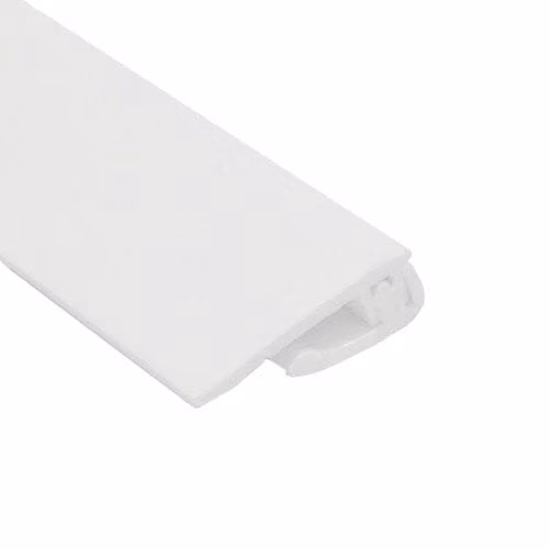 AM Clad Antimicrobial PVC Hygiene Cladding Two Part Edge Trim, Grey, 3m