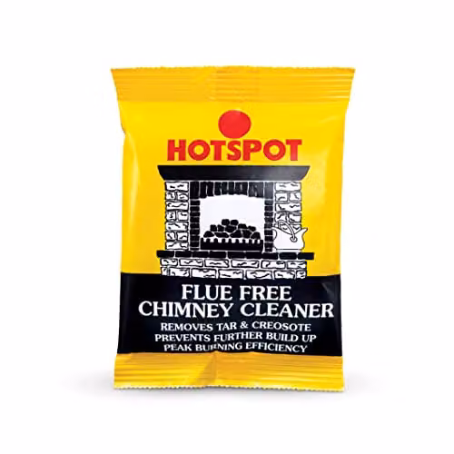 Hotspot Flue Free Chimney Cleaner 90g Sachet in Yellow