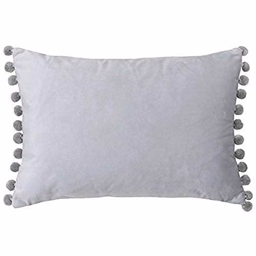 Riva Paoletti Fiesta Rectangular Velvet Filled Cushion, Multicolour, W: 50 cm, D: 35 cm