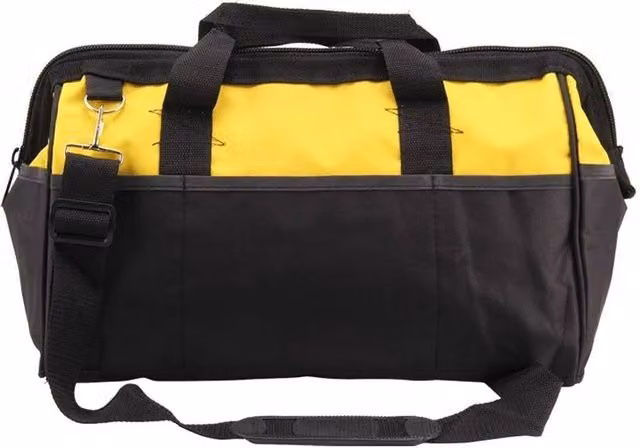 Havendro Multi-Use Textile Tool Bag with Strap, Black, W: 40.64 cm, D: 40.64 cm, H: 21.0 cm – 1