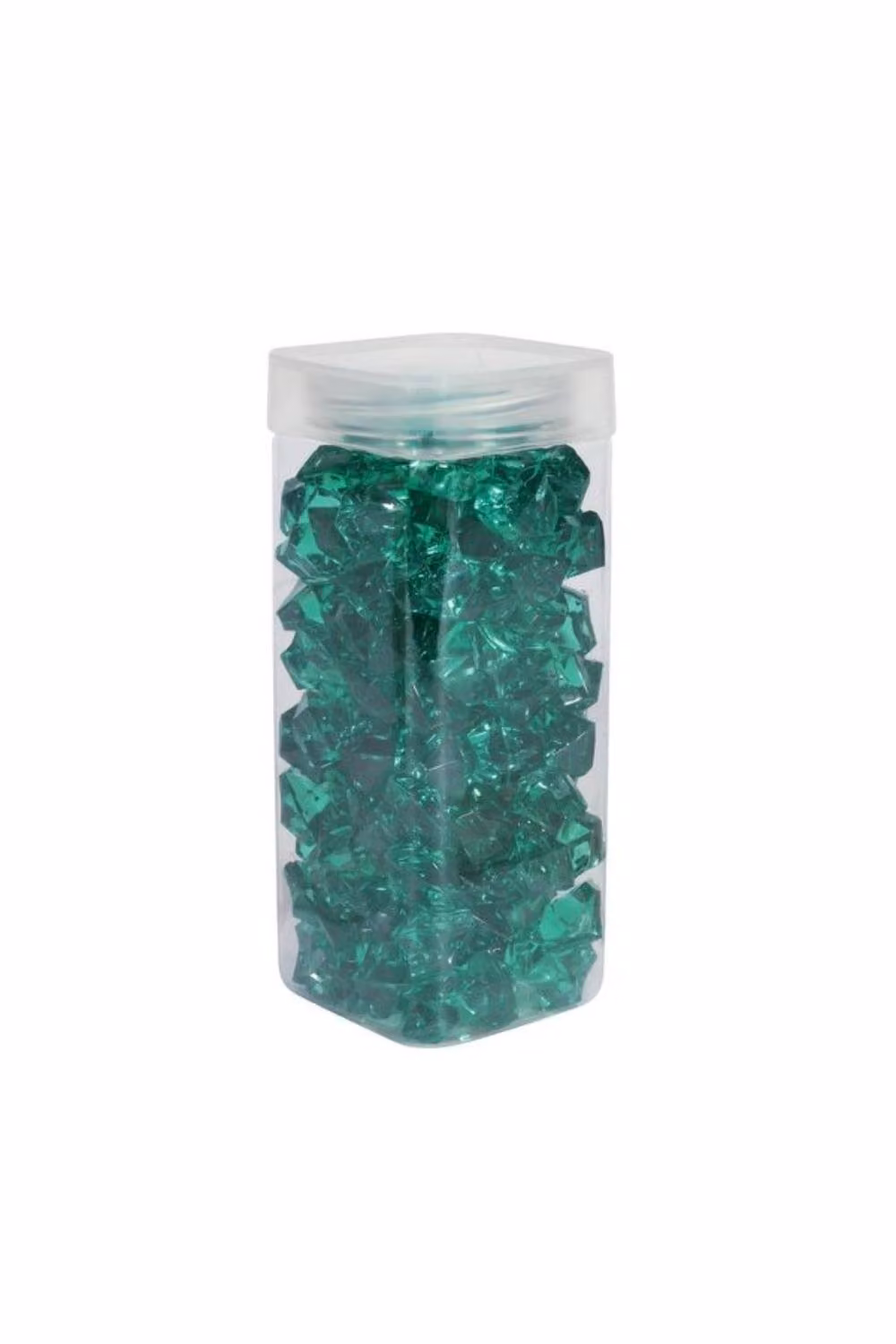 KDMD Large Dark Green Acrylic Stones in Square Jars, 2 Pack, 300g each – 2