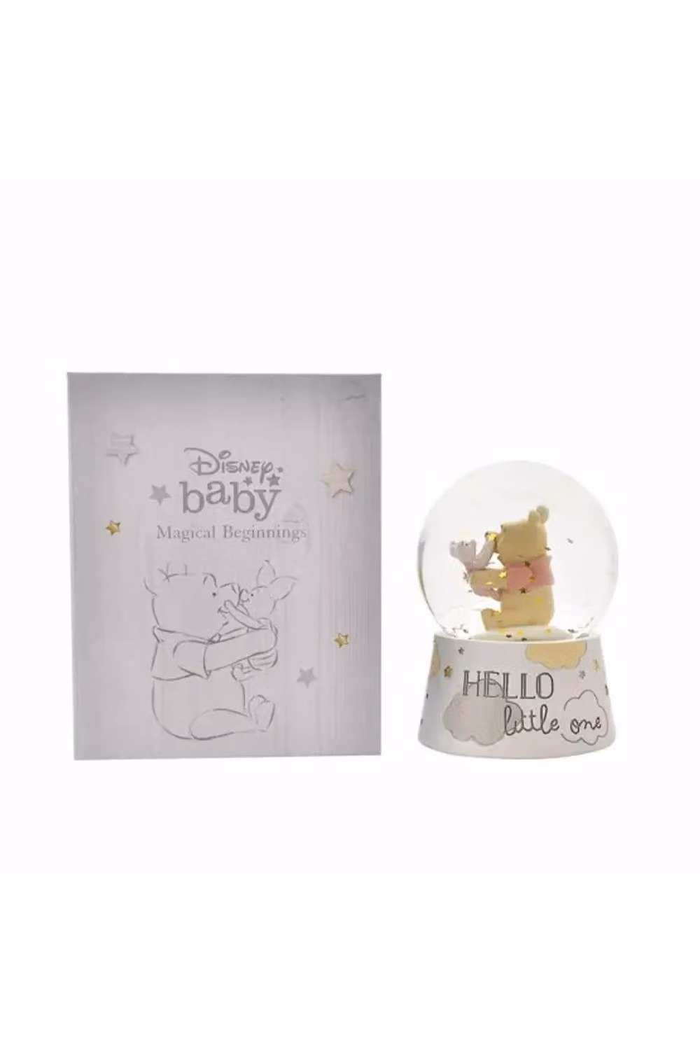 KDMD Winnie the Pooh and Piglet Grey Glitter Snow Globe – 2