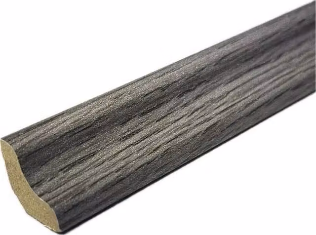 Vinyl Flooring UK Scotia Beading Moulding in Tomahawk Grey, Waterproof, 2.4m Length, Pack of 10
