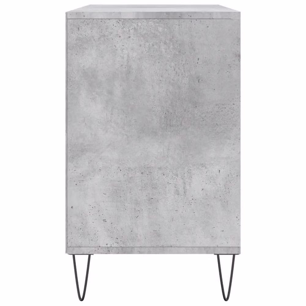 Berkfield Home Shoe Cabinet in Concrete Grey, W/D/H: 102 x 36 x 60 cm – 3