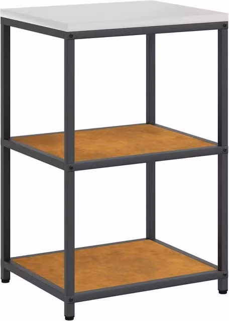 Berkfield Home Modern Kitchen Storage Shelf in Brown Rusty Weathering Steel
