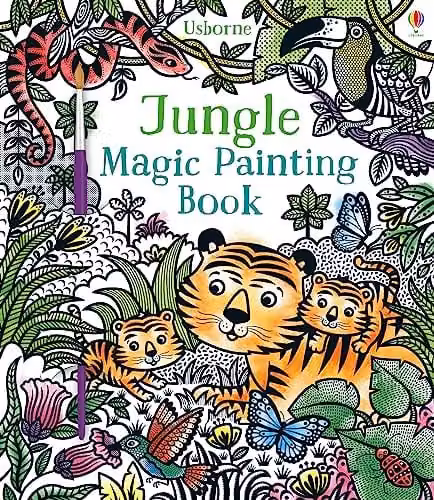 Usborne Jungle Magic Painting Book 1, Multicolour Paper Book