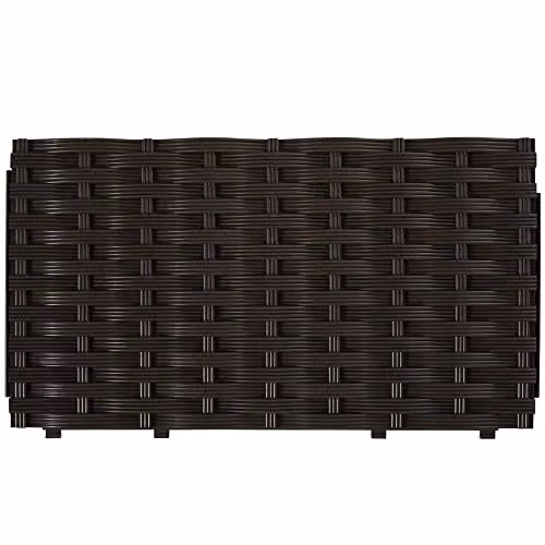 Outsunny Brown Plastic Raised Garden Bed for Vegetables, Herbs and Ornamental Plants – 7