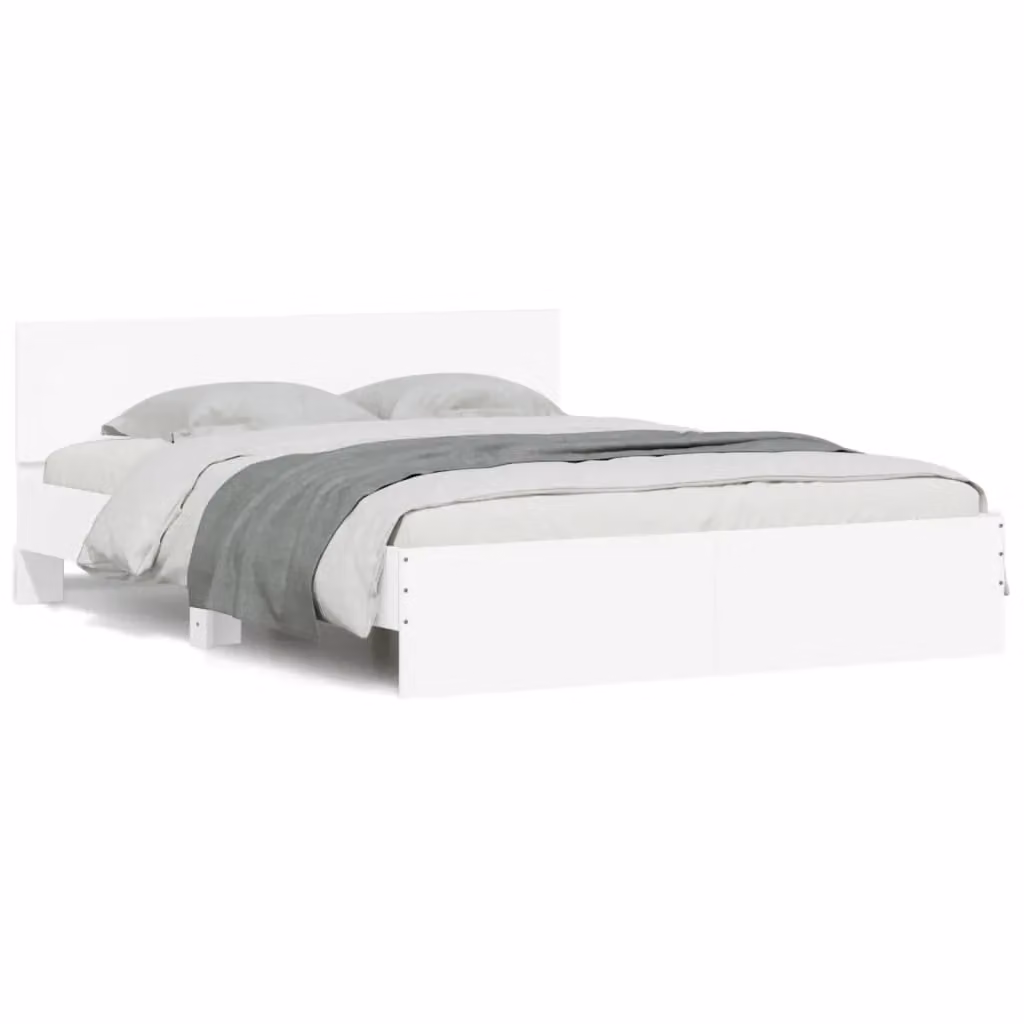 Berkfield Home White King Size Bed Frame with Lift Up Base, W/D/H: 150 x 200 cm – 2