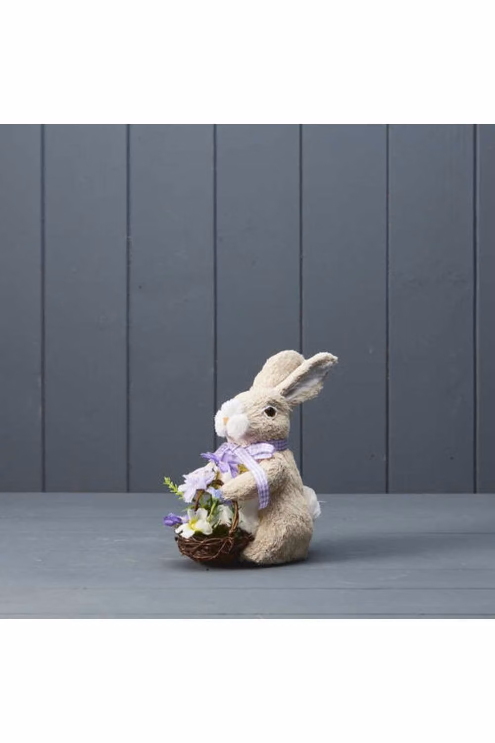 KDMD Beige Rabbit with Purple Ribbon – 2