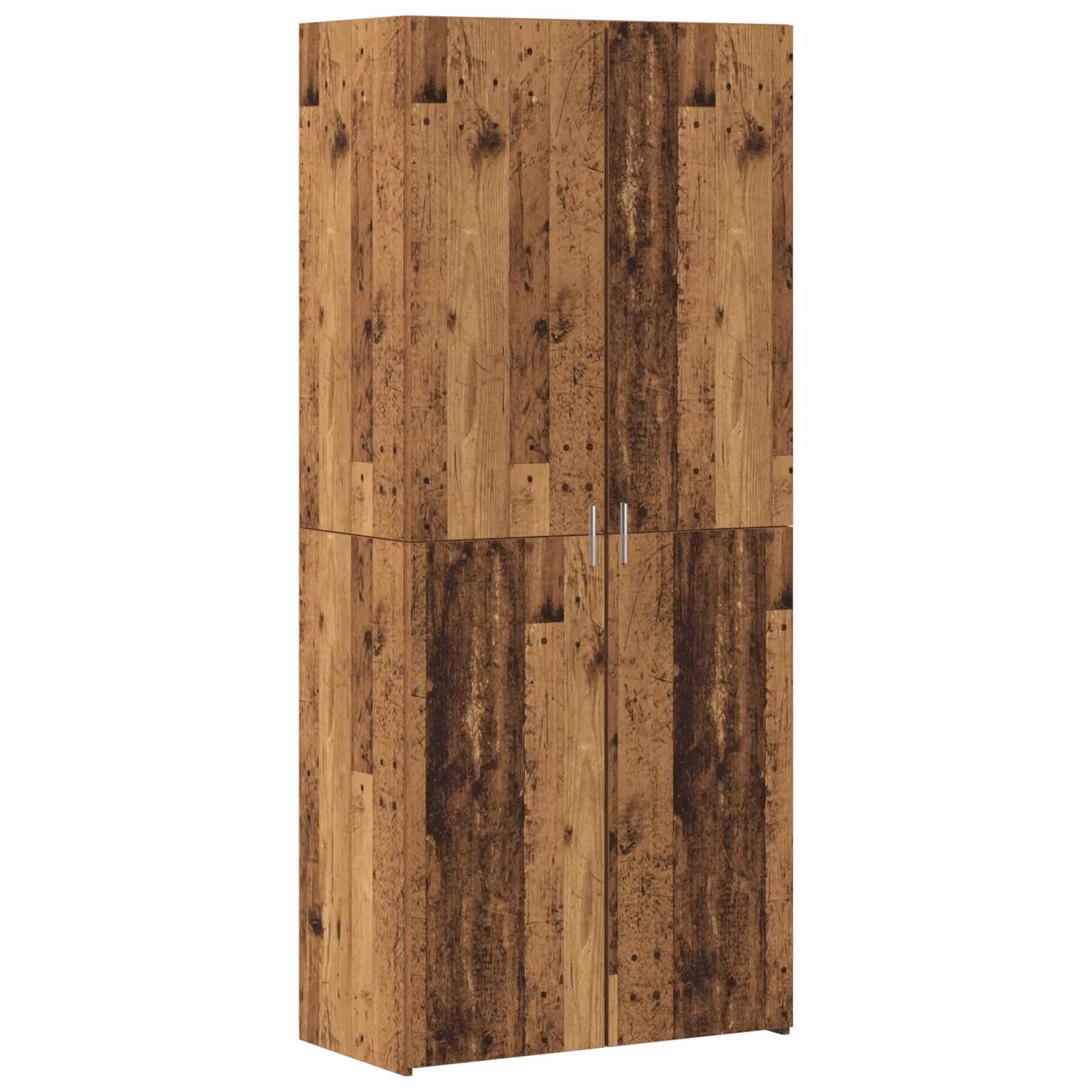 Berkfield Home Old Wood Highboard in Brown, W/D/H: 40 x 42.5 x 185 cm – 1