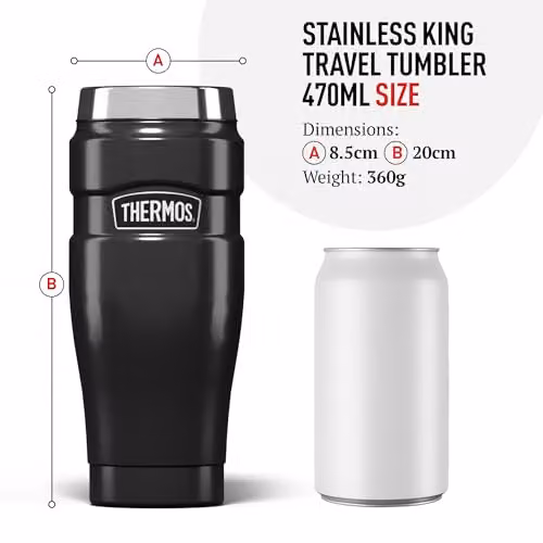 Thermos Stainless King Tumbler in Blue, 470ml – 3