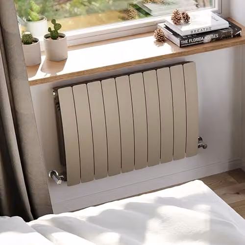 Terma Aluminium Wall Radiator in Brown, H: 59.0 cm x W: 80.0 cm – 1