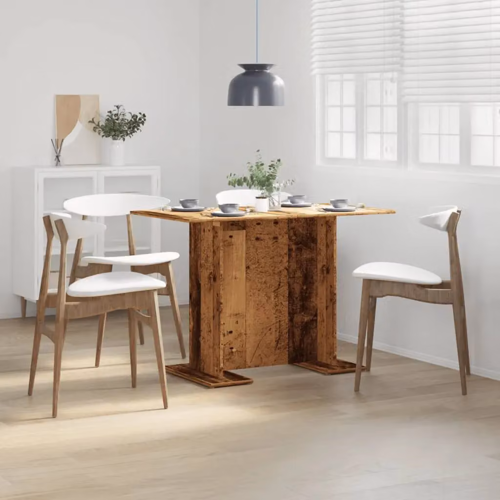 Berkfield Home Rectangular Dining Table in Brown, W/D/H: 110 x 60 x 75 cm – 2