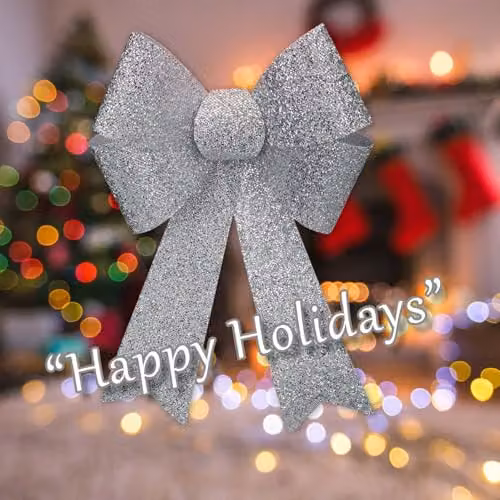 VFM e-Store Light Up Tinsel Bow Christmas Decoration, Silver, W/D/H: 29 x 43 x 10 cm – 5