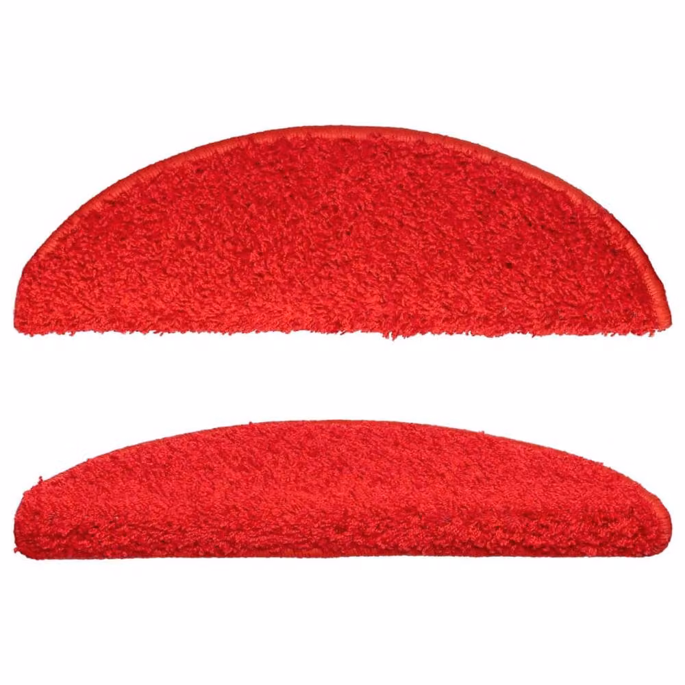Berkfield Home Self-Adhesive Stair Mats, 10 Pack, Red, W/D/H: 56 x 17 x 3 cm – 3