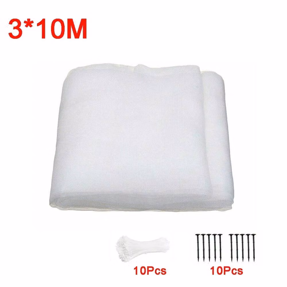 Nordara White Fine Mesh Garden Netting for Protecting Plants from Birds and Insects, 3 x 10 m – 2