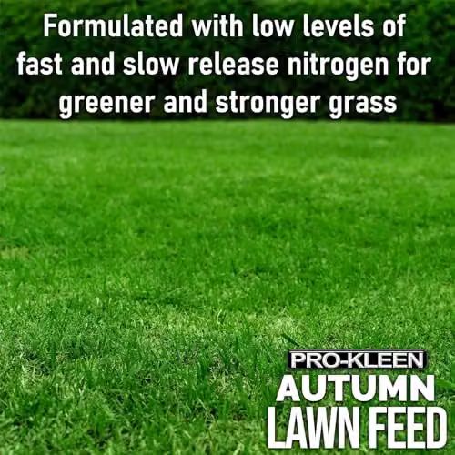 ProKleen Autumn Lawn Feed Slow Release Granulate Fertiliser, 20kg, NPK 9-4-10 – 2