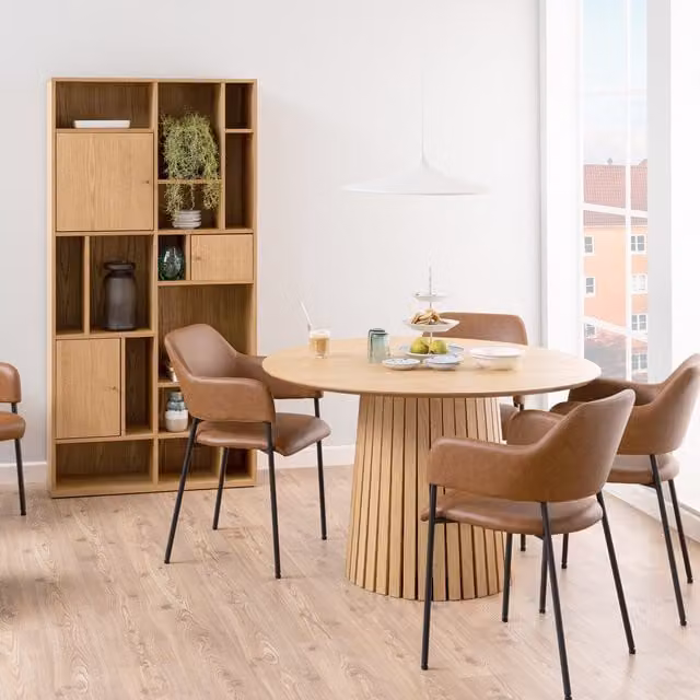 Furniture To Go Christo Round Oiled Oak Dining Table