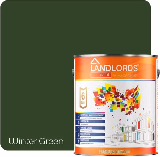 Landlords Matt Paint in Winter Green, 2.5 l