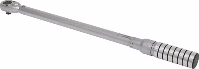 Loops Micrometer Style Torque Wrench with 1/2 inch Square Drive and Flip Reverse Function, 60 to 340 Nm, Silver and Multicolour – 1