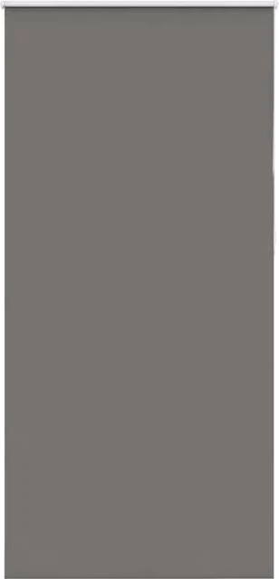 Berkfield Home Grey Blackout Roller Blind, Thermal Insulating Polyester, W: 115 cm, H: 210 cm