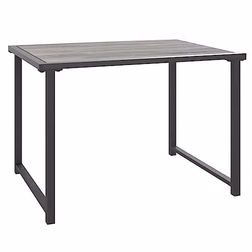 vidaXL Modern Anthracite Steel Garden Table W/D/H: 55 x 40 x 37 cm