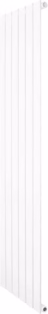 Monstershop Flat Single Column Steel Radiator, White, H: 160 cm, W: 42 cm