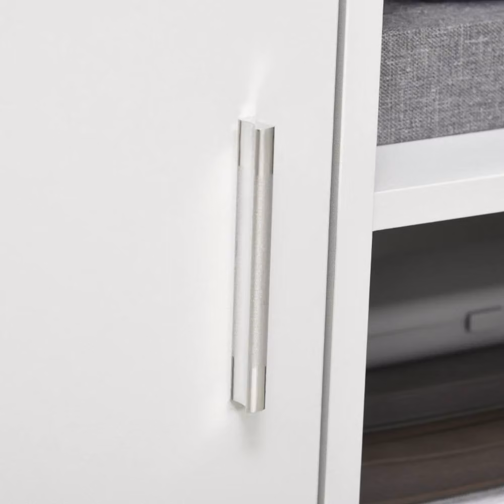 STILVORA Office Storage Unit with Wheels in White – 6