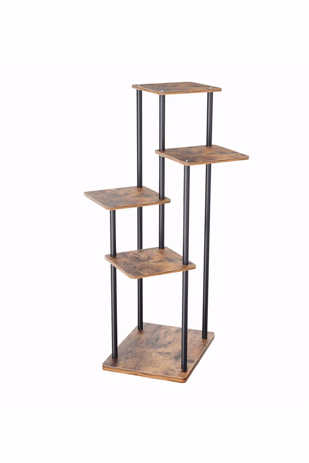 ExtraStar 5-Tier Brown Plant Stand and Flower Pot Display Rack – 3